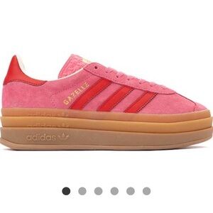 Adidas Gazelle Women's Pink and Red Sneakers